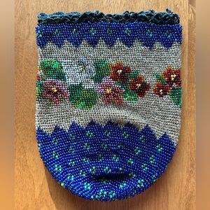 Antique Beaded Floral Purse Made in Germany. 1920’s-1930’s